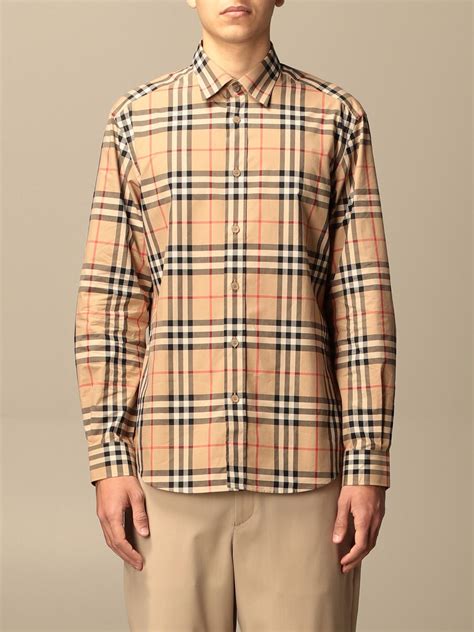 camisa burberry original hombre precio|burberry flannel men's.